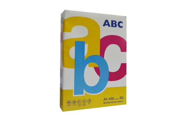 ABC Copy Paper A4  80gm, Pack of 400 sheets